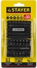 STAYER  33 шт, набор специальных бит с магнитным адаптером (26084-H33) 26084-H33