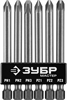 ЗУБР  MX-6, 6 шт, набор бит с адаптером (26089-H6) 26089-H6