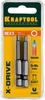 KRAFTOOL  X-Drive Hex 3, 50 мм, 2 шт, торсионные биты (26127-3-50-2) 26127-3-50-2