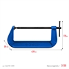 ЗУБР  ПСС-80, 300 мм, G-образная, струбцина, Профессионал (32245-300) 32245-300_z02