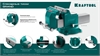 KRAFTOOL Grand, 125 мм, слесарные тиски (32702-125) 32702-125