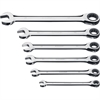 ЗУБР  6 шт, 8 - 17 мм, набор комбинированных трещоточных гаечных ключей, Профессионал (27074-H6) 27074-H6_z01