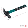 KRAFTOOL  Fiberglass, 560 г, столярный молоток-гвоздодёр (20265-56) 20265-56_z01