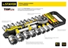 STAYER  RSS 12S, 12 предм., (1/4″), набор торцовых головок и бит-головок (27754-H12) 27754-H12