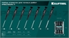 KRAFTOOL  Precision 7, 7 предм., Набор отверток (25686) 25686