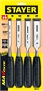 STAYER  Max-Cut, 4 предм, набор стамесок (1820-H4) 1820-H4