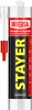 STAYER  260 мл, прозрачный, силиконовый, универсальный герметик (41213-2) 41213-2_z01