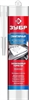 ЗУБР  280 мл, прозрачный, санитарный силиконовый герметик (41235-2) 41235-2