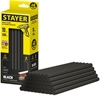 STAYER  Black, чёрные, 11 х 200 мм, 40 шт, клеевые стержни, Professional (2-06821-D-S40) 2-06821-D-S40