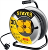 STAYER  PRO-315, КГ, 3 x 1.5 мм2, 30 м, 3700 Вт, IP44, силовой удлинитель на стальной катушке (55077-30) 55077-30_z01
