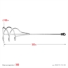STAYER  100 х 500 мм, шестигранный  хвостовик, оцинкованный, миксер для песчано-гипсовых  смесей (06015-10-50) 06015-10-50