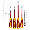ЗУБР  5 предм, набор диэлектрических отверток, Профессионал (25265) 25265
