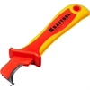 KRAFTOOL  KN-7, 1000 В, изогнутый, диэлектрический нож электрика (45400) 45400