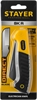 STAYER  прямое лезвие, монтерский складной нож, Professional (45408) 45408