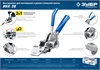 ЗУБР  ИНХ-20, 2 в 1, инструмент для натяжения  и резки стальной монтажной ленты, Профессионал (22624) 22624
