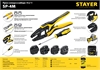STAYER  SP-4M, 4 матрицы в сумке-чехле, пресс-клещи для кабельных наконечников, Professional (45445) 45445
