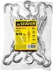 STAYER  DIN 1480, М10, 6 шт, талреп крюк-крюк (30525-10) 30525-10