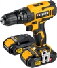 STEHER  V1, 20 В, 40 Н·м, 2 АКБ (2 А·ч), ударная дрель-шуруповерт, кейс (CDS-200-2) CDS-200-2