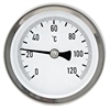 Термометр биметаллический ∅100 120°C (L100) т тт000020216