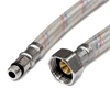 Гибкая подводка для смесителя (нейлон + ПВХ) 1/2"хМ10 0,5м пара т тт000018586