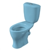 Унитаз-компакт Santeri Воротынский голубой (арматура и сиденье, косой выпуск) т cт000001454
