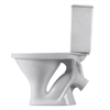 Унитаз-компакт Santeri Вест крап на белом (арматура и сиденье, косой выпуск) т тт000014683