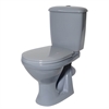 Унитаз-компакт ОК Суперкомпакт Стандарт серый (арматура, гофра и сиденье, косой выпуск) т тт000017383
