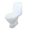 Унитаз-компакт Rosa Браво белый (арматура и сиденье, горизонт. выпуск) т тт000017555