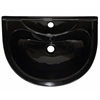 Умывальник ОК Престиж 63 Стандарт черный (с переливом и пьедесталом) т тт000016716